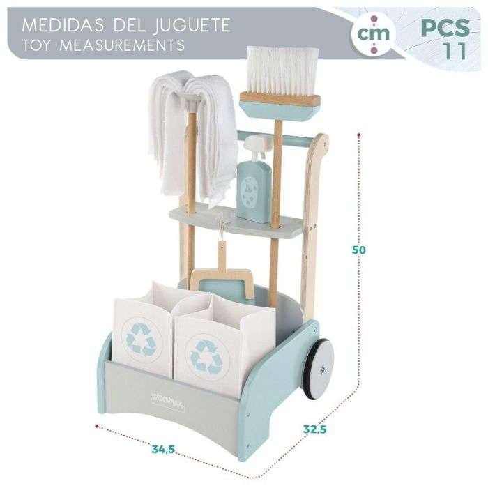 Set de Limpieza Woomax Juguete 34,5 x 50 x 32,5 cm 2