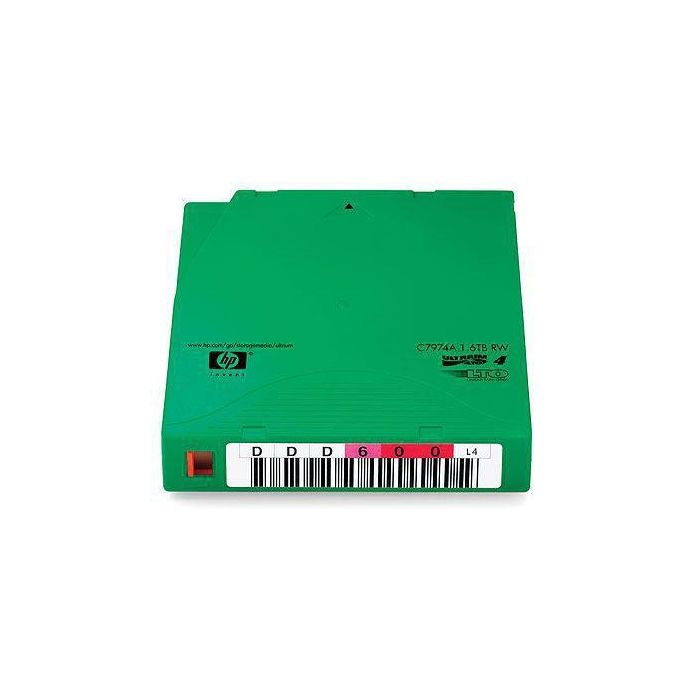 Hewlett Packard Enterprise LTO4 Ultrium 1.6TB Cartuchos LTO Ultrium con etiqueta no personalizada, pack de 20