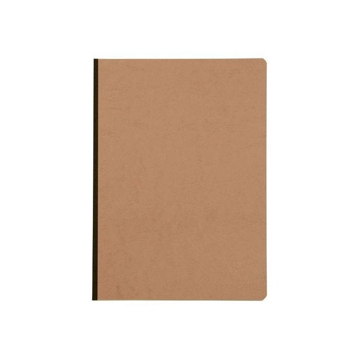 Clairefontaine Libreta Age Bag, Tapa Cartulina Havana, Lomo Cosido, Papel Liso 90g, 96 Hojas, Tamaño A4 (210x297mm)