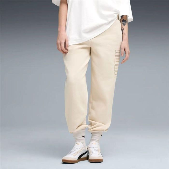 Pantalón Largo Deportivo Puma Maximal Metallic Com Beige Mujer 7-8 Años 2