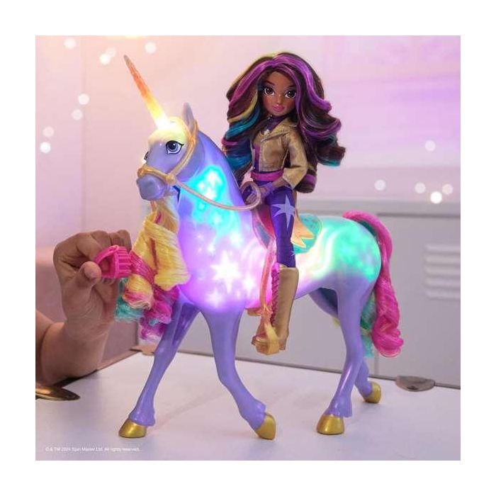 SPIN MASTER UNICORNIO CON FUNCIONES 28 CM WILDSTAR + MUÑECA 24 CM Unicorn Academy 6 SPIN MASTER UNICORNIO CON FUNCIONES 28 CM WILDSTAR + MUÑECA 24 CM Unicorn Academy 6