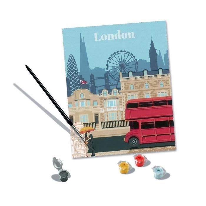 Ravensburger RAV4005556235254 CreArt Londres 24x30cm - Kit de Pintura por Números para Adultos y Niños 1