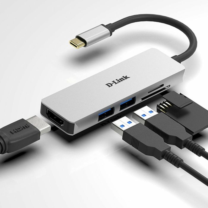 Hub USB C D-Link DUB-M530 2