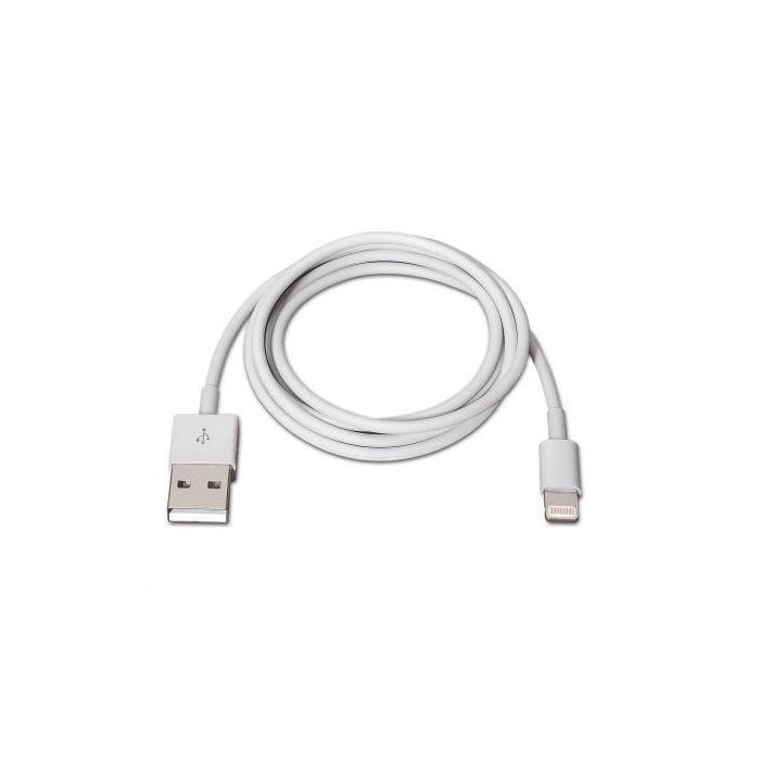 Aisens Cable Lightning a USB 2.0 Lightning-M - USB A-M Blanco 2.0M 1 Aisens Cable Lightning a USB 2.0 Lightning-M - USB A-M Blanco 2.0M 1