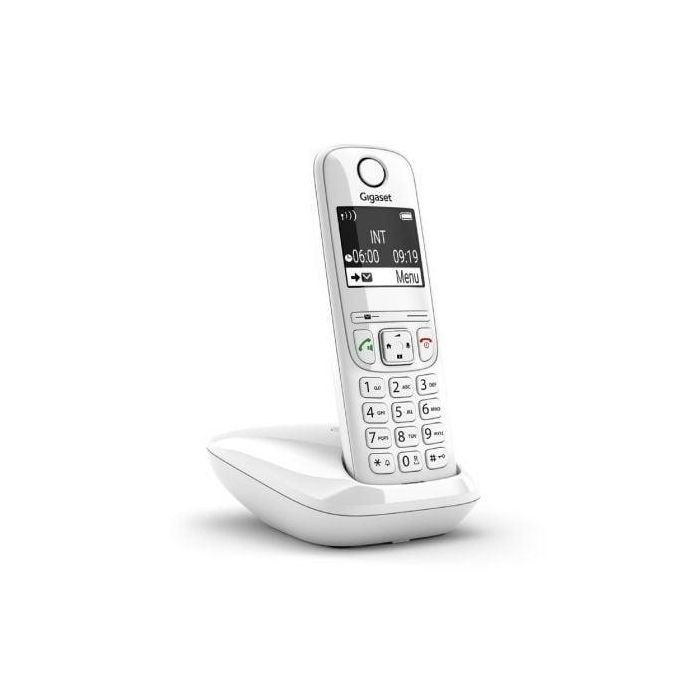 Gigaset AS690 Teléfono DECT/analógico Identificador de llamadas Blanco 2 Gigaset AS690 Teléfono DECT/analógico Identificador de llamadas Blanco 2