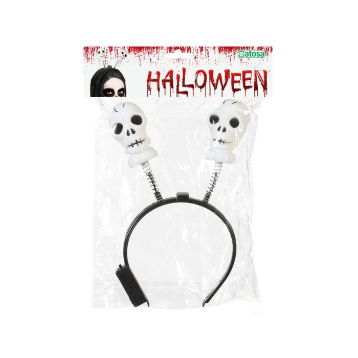 Diadema Halloween 31x19 cm Luz Calaveras 1 Diadema Halloween 31x19 cm Luz Calaveras 1