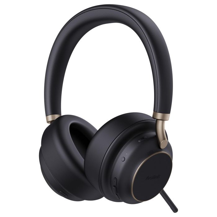 Yealink Auriculares Bluetooth BH76 Plus con Base de Carga UC Negro USB-C/A Inalámbrico 5