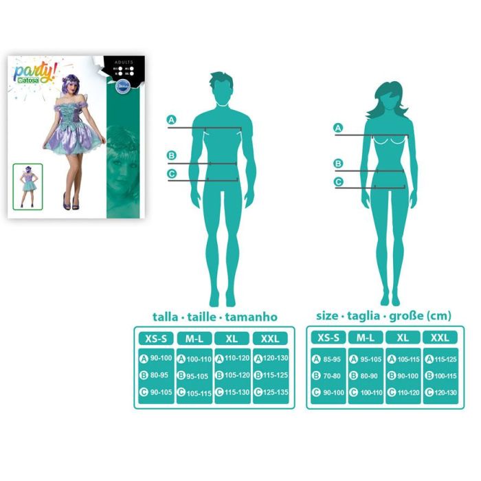 Disfraz Hada Purpura Mujer Adulto M-L 3 Disfraz Hada Purpura Mujer Adulto M-L 3