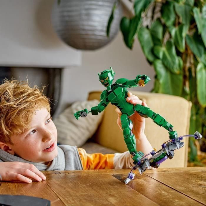 LEGO Marvel 76284 Duende Verde Minifigura de superhéroe de juguete para construir para niños 4