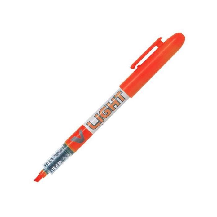 Pilot Marcador Fluorescente V Light Naranja - Caja 12 Unidades (12 Unidades)