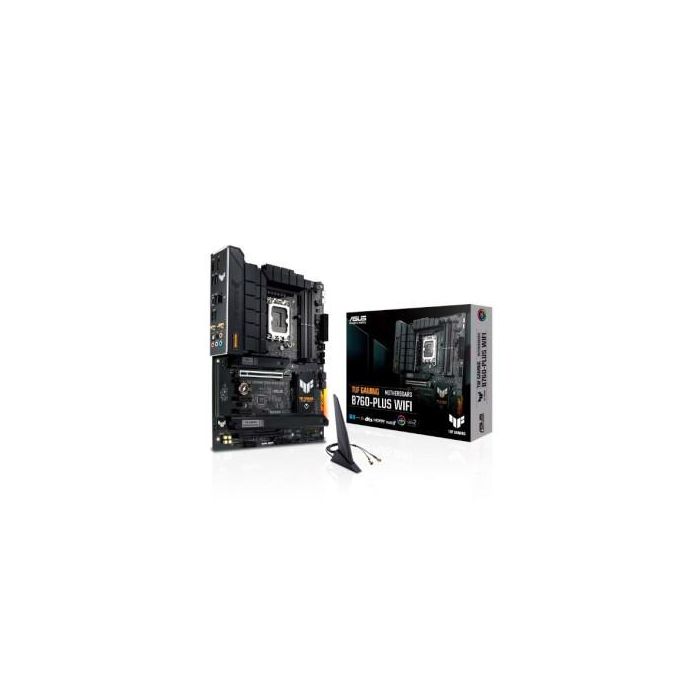 Placa Asus Tuf Gaming B760-Plus Wifi,Intel,1700,B760,4Ddr5,128Gb,Hdmi+Dp,4Sata+3M.2,4Usb 3.2+1Usb-C,2.5Gb+Wifi6E+Bt5.2,Atx 1 Placa Asus Tuf Gaming B760-Plus Wifi,Intel,1700,B760,4Ddr5,128Gb,Hdmi+Dp,4Sata+3M.2,4Usb 3.2+1Usb-C,2.5Gb+Wifi6E+Bt5.2,Atx 1