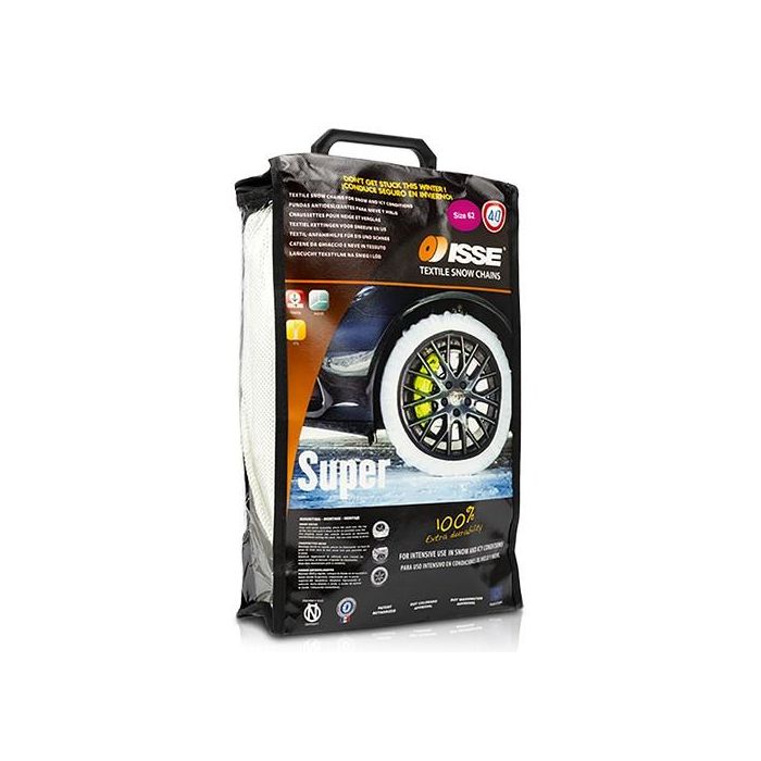 Abc Cadenas de Nieve Textiles Modelo Super Talla T62 C50062 para Nieve y Hielo 1