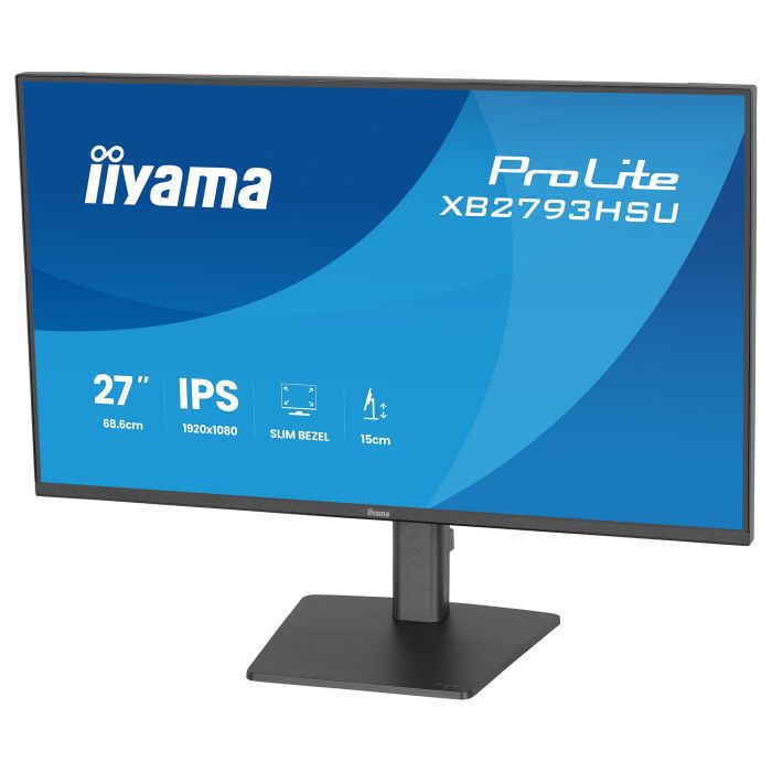 iiyama ProLite XB2793HSU-B1 Monitor 27" Full HD (1920x1080) IPS 120Hz 1ms AMD FreeSync Altavoces HDMI DisplayPort USB Negro 19