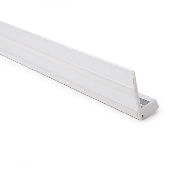 Greenice Perfil Iluminación Escaleras con Gomas Antideslizantes y Difusor Opal para Tiras LED Flexibles y Rígidas 1 Metro Incluye Tapones Finales 2