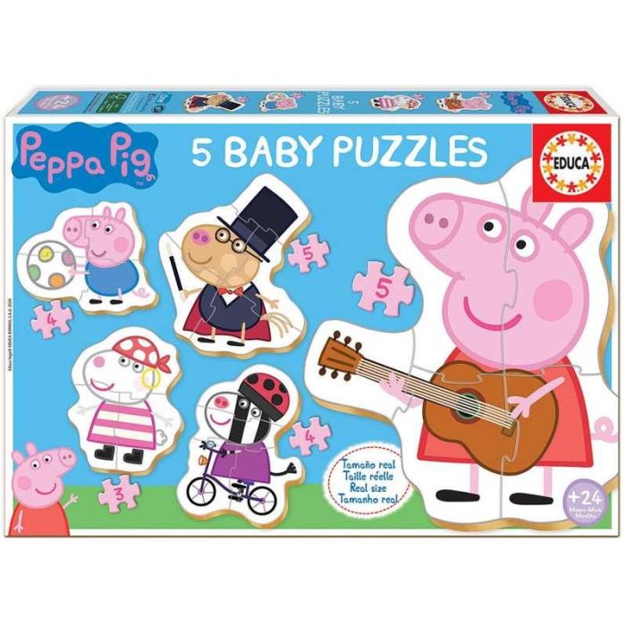 Puzzle baby peppa pig. 3 Puzzle baby peppa pig. 3