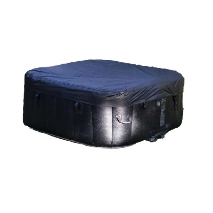 Sunspa Spa Hinchable Cuadrado para 6 Plazas con Tira LED 1