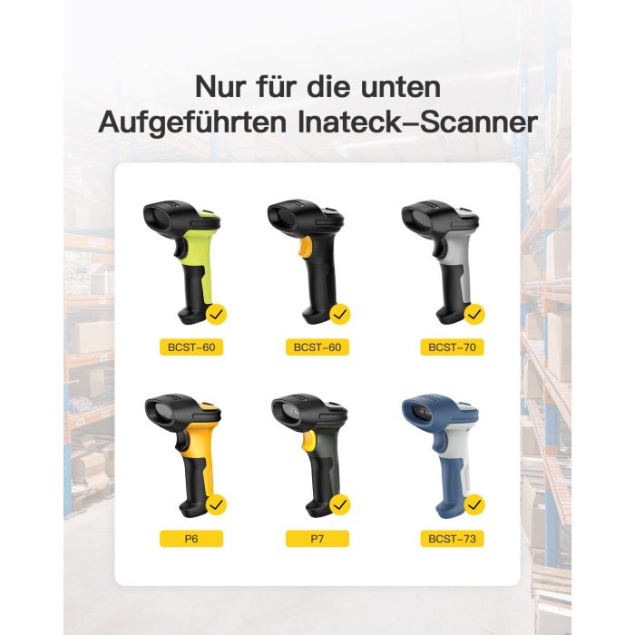 inateck Barcodescanner BS04001 black [BS04001_black] 1