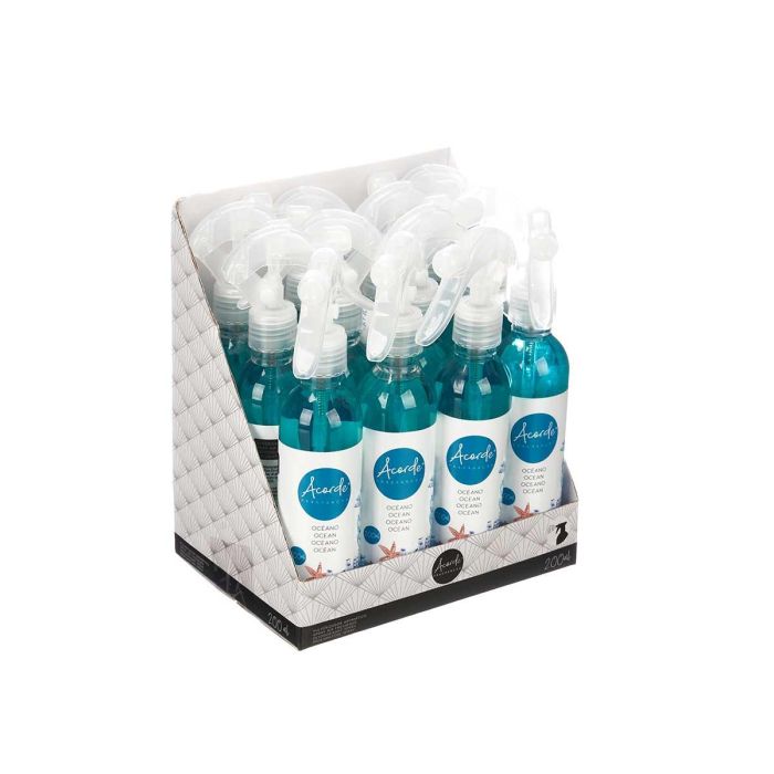 Ambientador Pulverizador Oceano 200 Ml Acorde 4X22CM (24 Unidades) 2 Ambientador Pulverizador Oceano 200 Ml Acorde 4X22CM (24 Unidades) 2