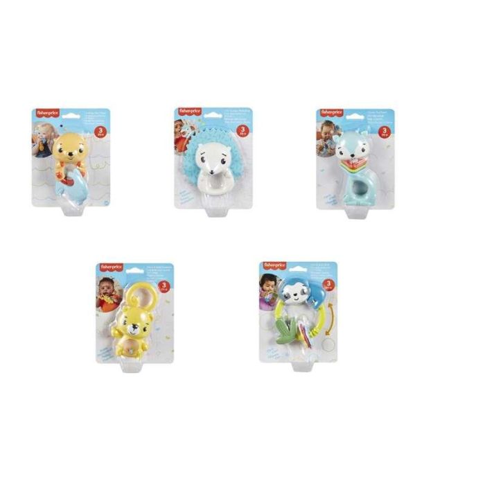 Mattel Sonajeros y Mordedores Animales, Juguete para Bebés a Partir de 1 Mes 6