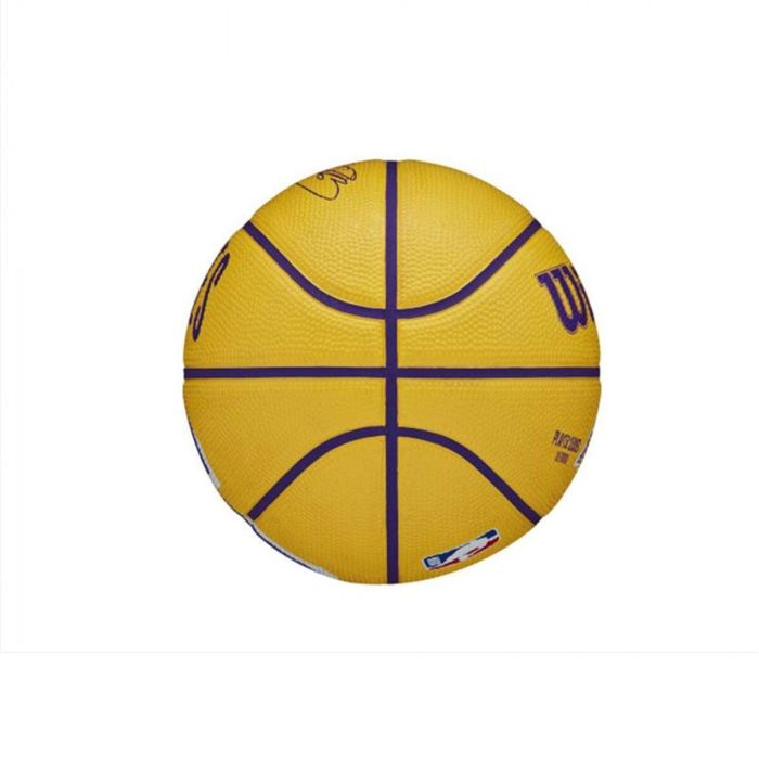 Balón de Baloncesto Wilson Nba Player Icon Mini Lebron Morado (Talla 3) 2