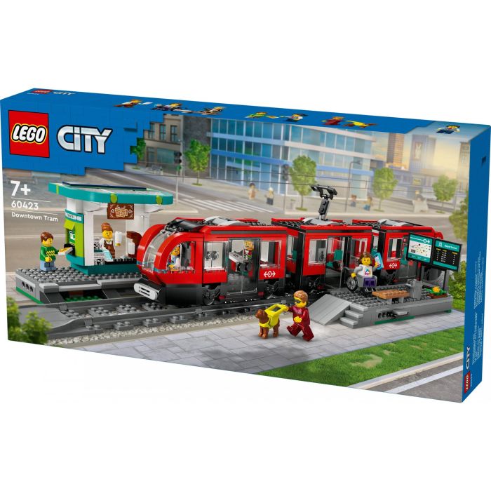 LEGO 60423 City Tranvía y Estación del Centro de la Ciudad, set de juego de construcción para niños a partir de 7 años 10 LEGO 60423 City Tranvía y Estación del Centro de la Ciudad, set de juego de construcción para niños a partir de 7 años 10