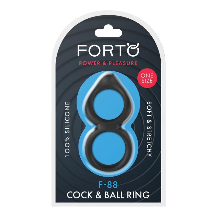Anillo para el Pene Forto Negro (Talla única) 1