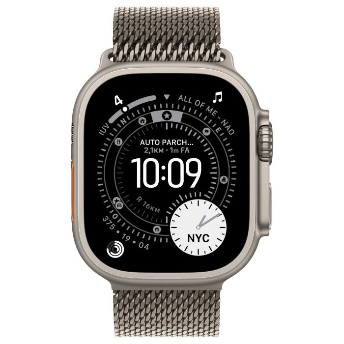 Apple Watch Ultra 3 Titanium Cellular 49mm Natur. Reloj inteligente GPS (satélite) con pantalla OLED y memoria de 64 GB, resistente al agua hasta 100 m. 1