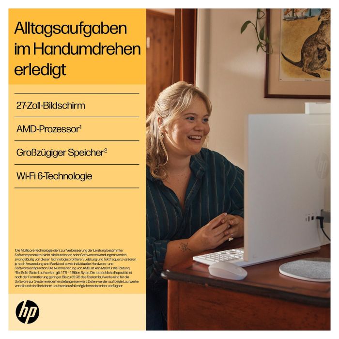 HP 27-cr0005ng All-in-One-PC 68.6 cm (27 Zoll) 4