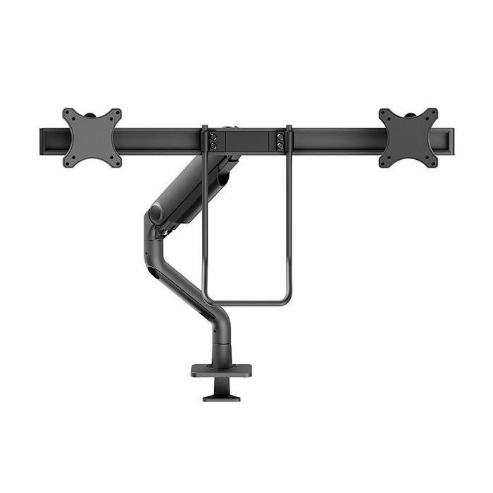 Neomounts DS75S-950BL2 - Soporte de escritorio Full-Motion para 2 monitores de 17-32 pulgadas, resorte de gas, negro 1