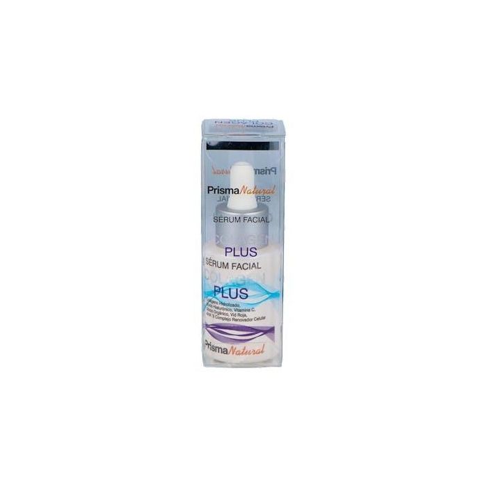 PRISMA NATURAL Colagen Plus Serum Anti-Edad con Ácido Hialurónico y Colágeno Hidrolizado 30ml para Todo Tipo de Pieles