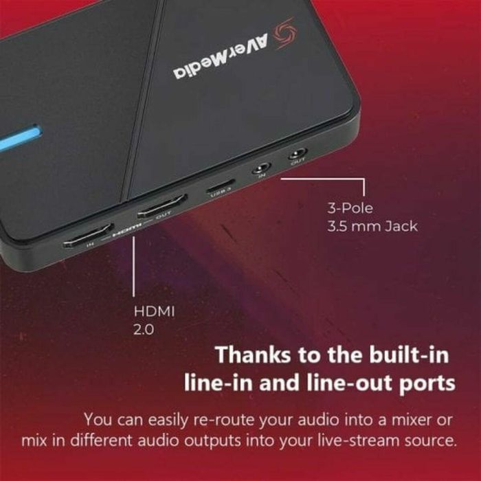 Avermedia GC551G2 Live Gamer Extreme 3 - Dispositivo de Captura de Video Externa Avanzada para Streaming 1 Avermedia GC551G2 Live Gamer Extreme 3 - Dispositivo de Captura de Video Externa Avanzada para Streaming 1