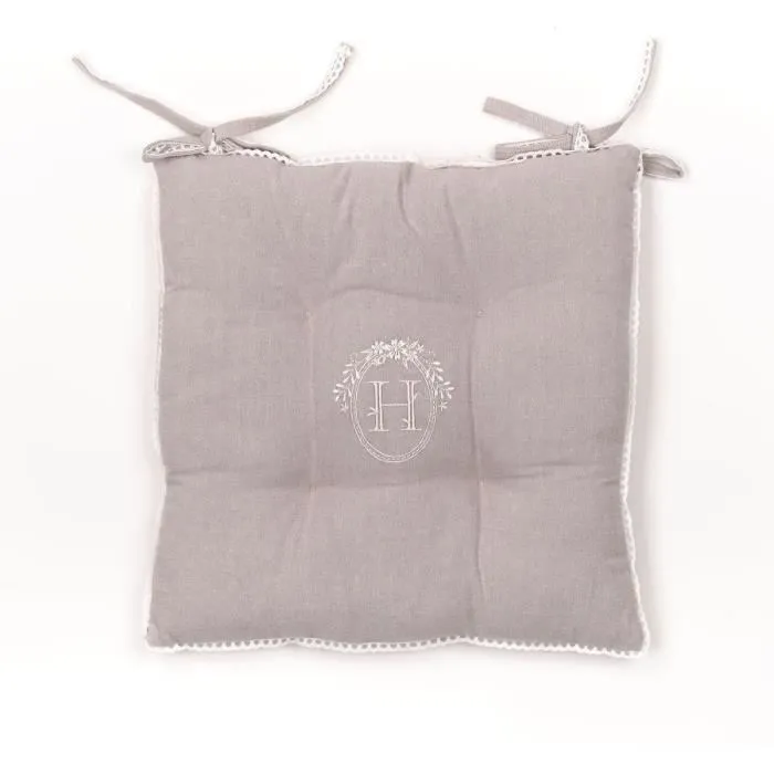 Today TOD1700240738217 Asiento acolchado - Chambray x Petite Broderie Berenice - 40 x 40 cm 3