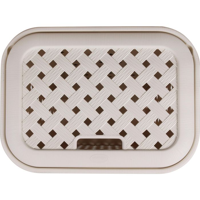 Tontarelli Pongotodo C/Tapa 30 L Arianna Angora 37.5x27.5x47 cm (6 Unidades)