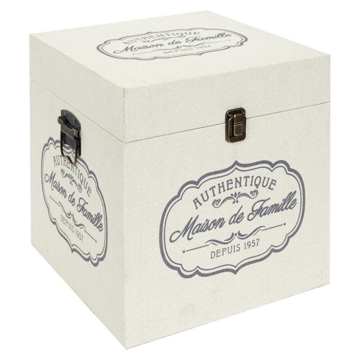 Home Deco Factory Juego De 3 Cajas Cuadradas Deco Romantico 6