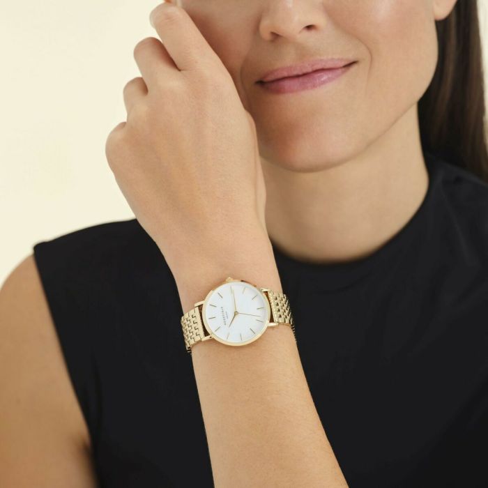Reloj Mujer Rosefield UEWG-U21 Blanco Oro 3