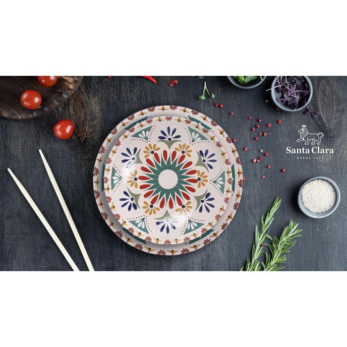 Santa Clara Plato Hondo 21 cm Coimbra Monaco Brillo 1