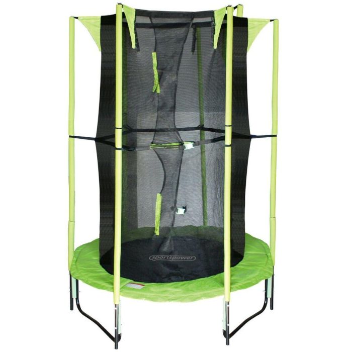Cama Elástica Infantil con Red de Seguridad Aktive 122 x 184 x 122 cm Cama Elástica Infantil con Red de Seguridad Aktive 122 x 184 x 122 cm
