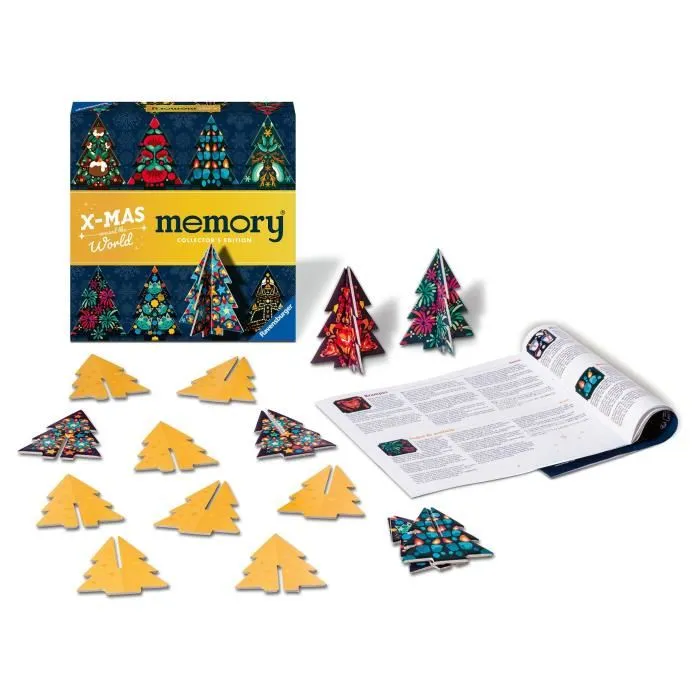 Ravensburger Juego de Memoria Navideño Educativo con Observación, Asociación y Memorización - Edad 6 - 22350 Ravensburger Juego de Memoria Navideño Educativo con Observación, Asociación y Memorización - Edad 6 - 22350