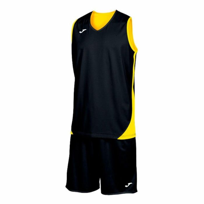 Conjunto Deportivo para Niños Joma Sport Kansas Amarillo Negro Multicolor 2 Piezas 1
