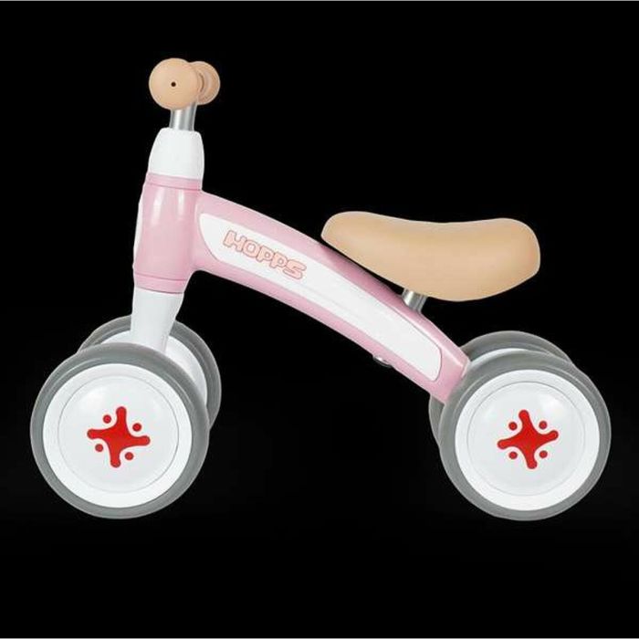 Baby Walkers Hopps Pink - Triciclo Correpasillos de Paseo Infantil para Bebés, Edad Mínima 12 Meses, Rosa 2