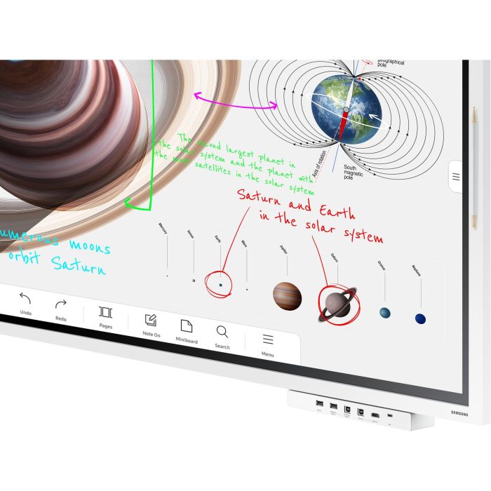 Samsung WM65B Flip Pro 65'' 4K UHD MultiTouch LCD con HDMI/DisplayPort/USB-C, Altavoces, Color Blanco/Gris 21 Samsung WM65B Flip Pro 65'' 4K UHD MultiTouch LCD con HDMI/DisplayPort/USB-C, Altavoces, Color Blanco/Gris 21