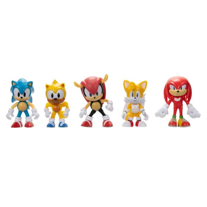 Blister 5 figuras Sonic the Hedgehog 6cm 1