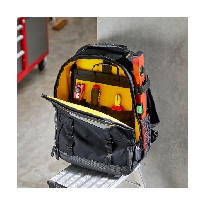 Stanley STST1-72335 Mochila Portaherramientas 15kg Nailon 600D, Compartimento Laptop, Divisor, Respaldo Acolchado 10 Stanley STST1-72335 Mochila Portaherramientas 15kg Nailon 600D, Compartimento Laptop, Divisor, Respaldo Acolchado 10