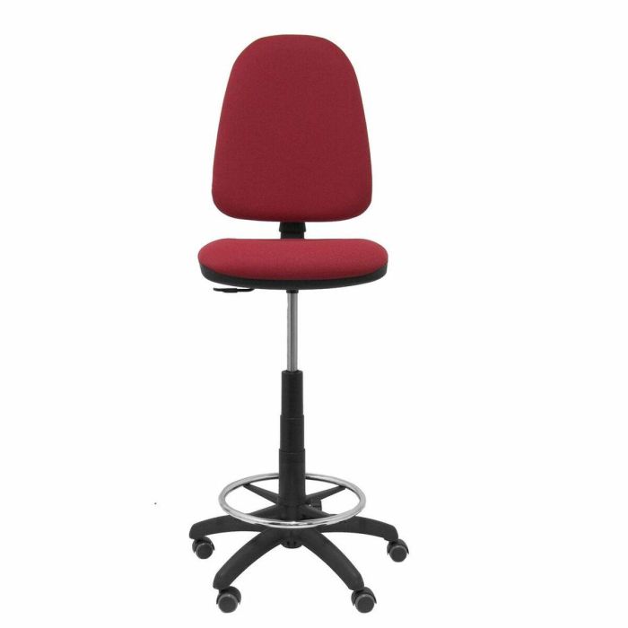 Taburete Ayna bali Piqueras y Crespo T04CP Rojo Granate PVC 3