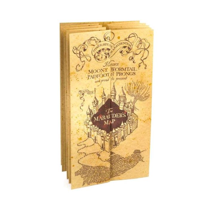 The Noble Collection: Réplica Mapa del Merodeador Harry Potter, Objeto de Saga Películas 180x40 cm 2 The Noble Collection: Réplica Mapa del Merodeador Harry Potter, Objeto de Saga Películas 180x40 cm 2