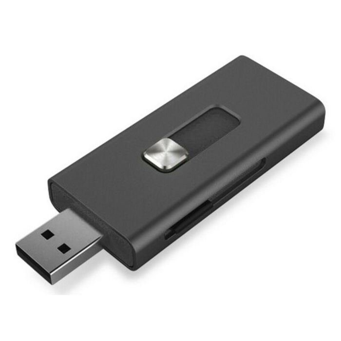 Lector de Tarjetas KSIX Micro SD Negro Lector de Tarjetas KSIX Micro SD Negro