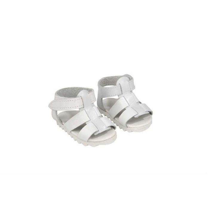 Set sandalias blancas para muñecos de 45 cm Set sandalias blancas para muñecos de 45 cm