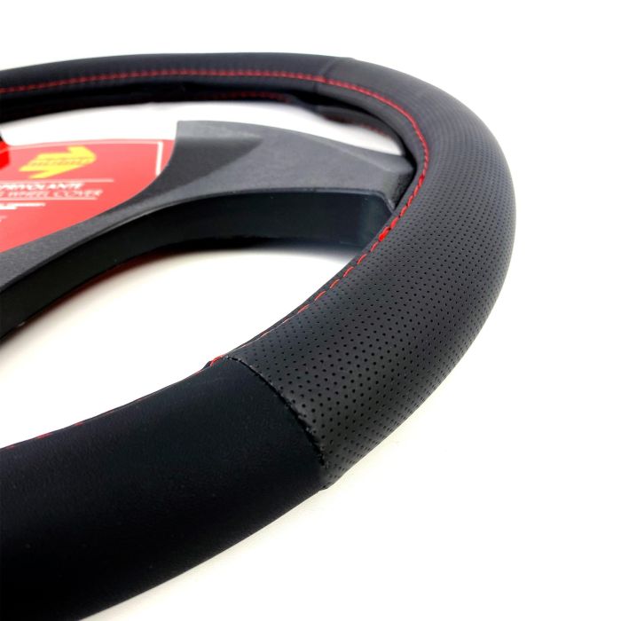 Funda Volante Momo Easy Universal Negro Y Rojo 38-39 cm MOMLSWC0EASBR 5 Funda Volante Momo Easy Universal Negro Y Rojo 38-39 cm MOMLSWC0EASBR 5