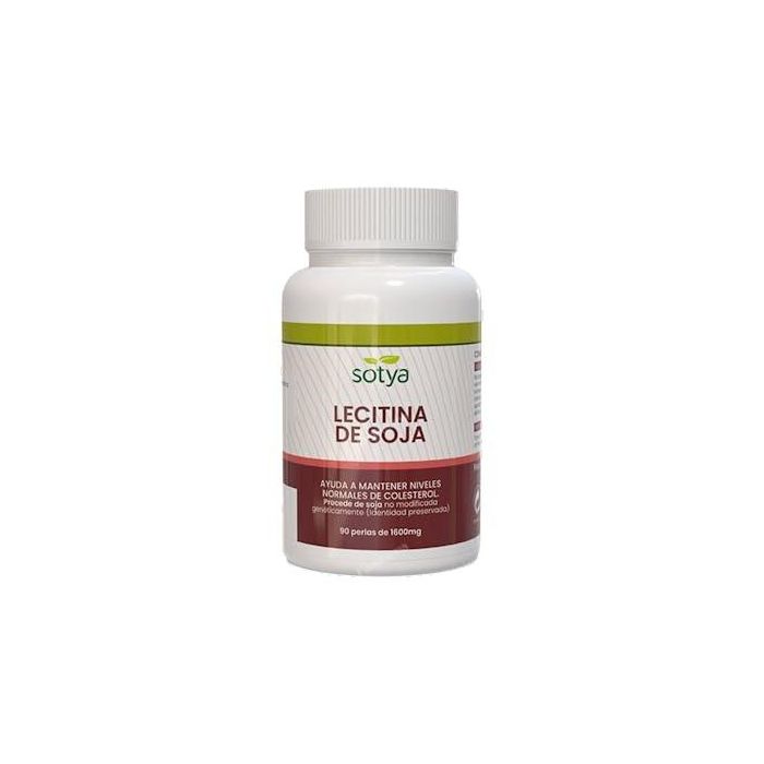 Sotya Lecitina de Soja 1200mg 90 Perlas, Mantiene Niveles Normales de Colesterol