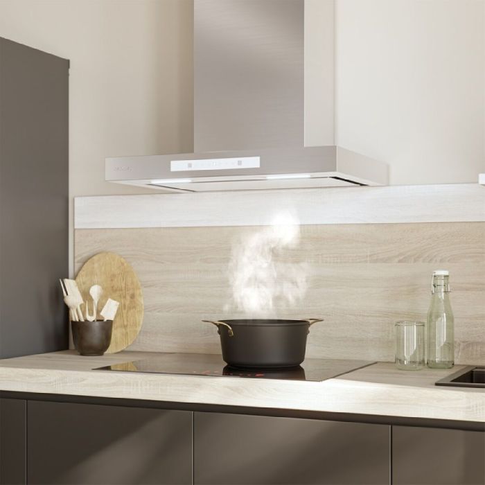 Cecotec Campana Convencional Bolero Flux TT 608000 Slim Glass 60 cm Blanca A++ 16 Cecotec Campana Convencional Bolero Flux TT 608000 Slim Glass 60 cm Blanca A++ 16